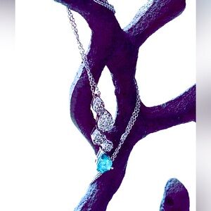 Diamond and gemstone necklace